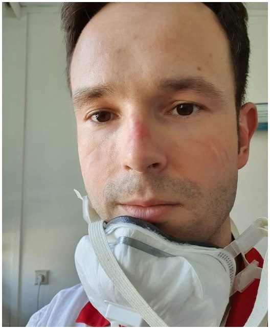 Sabaka - následky respirátora