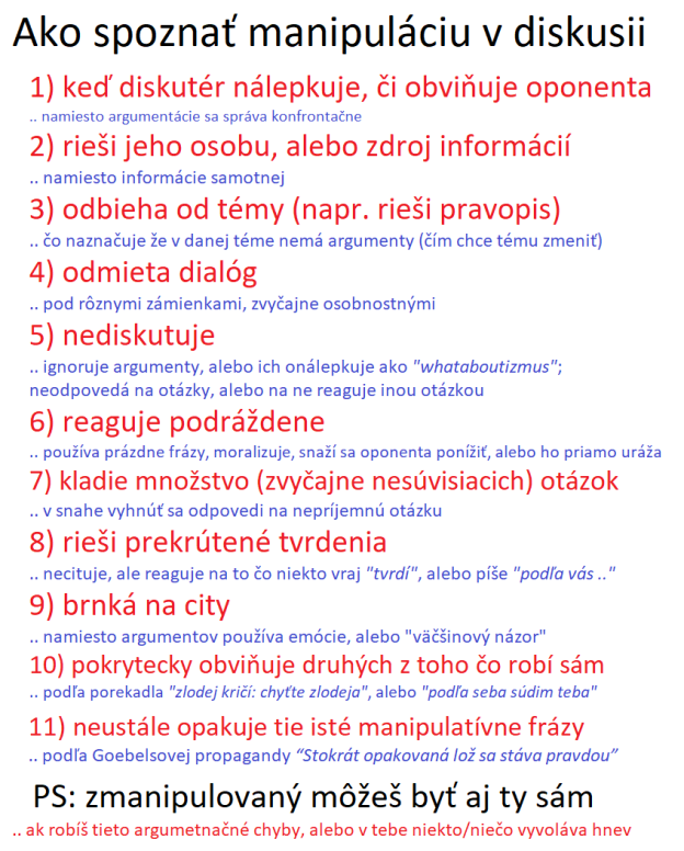 ako spoznať manipuláciu - 11 prejavov