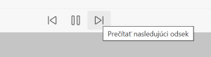 Ovládanie čítania: preskakovanie odsekov